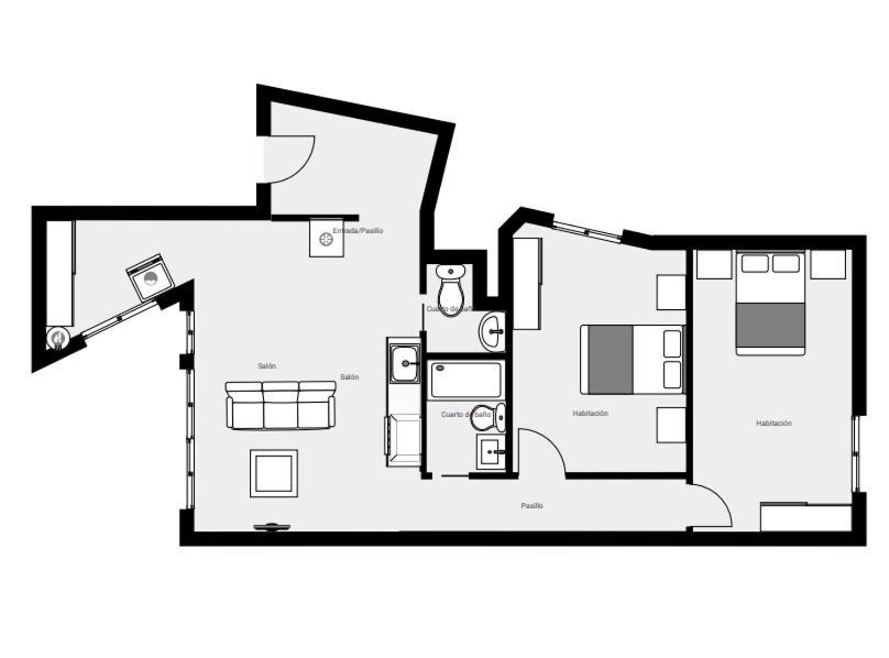 מאלגה Alameda Colon By Hdc Apartments מראה חיצוני תמונה